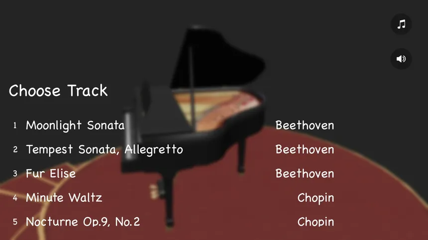 Скриншот 1 к игре Piano Play 3D