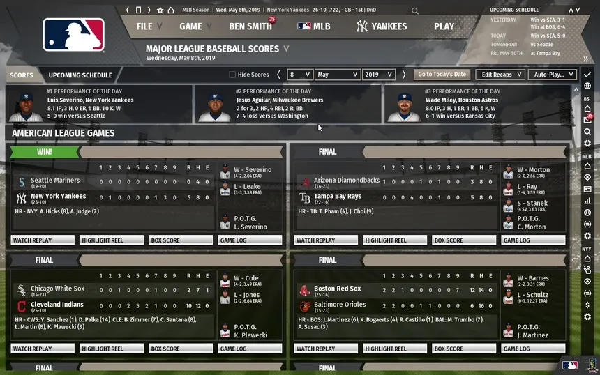 Скриншот 6 к игре Out of the Park Baseball 20