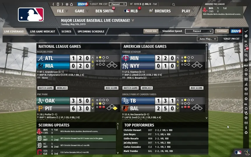 Скриншот 8 к игре Out of the Park Baseball 20