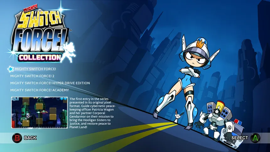 Скриншот 1 к игре Mighty Switch Force! Collection