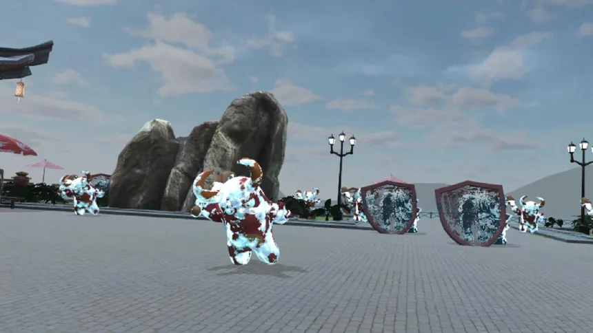 Скриншот 4 к игре VR GAME-Brick of War 魔块战争