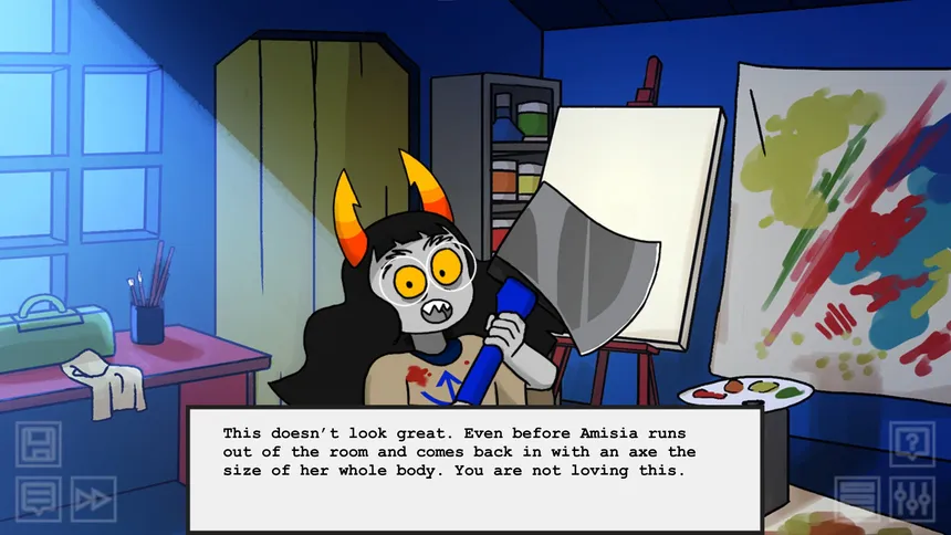 Скриншот 1 к игре Hiveswap Friendsim