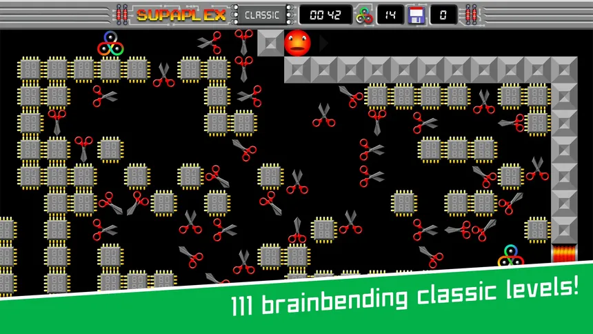 Скриншот 4 к игре Supaplex