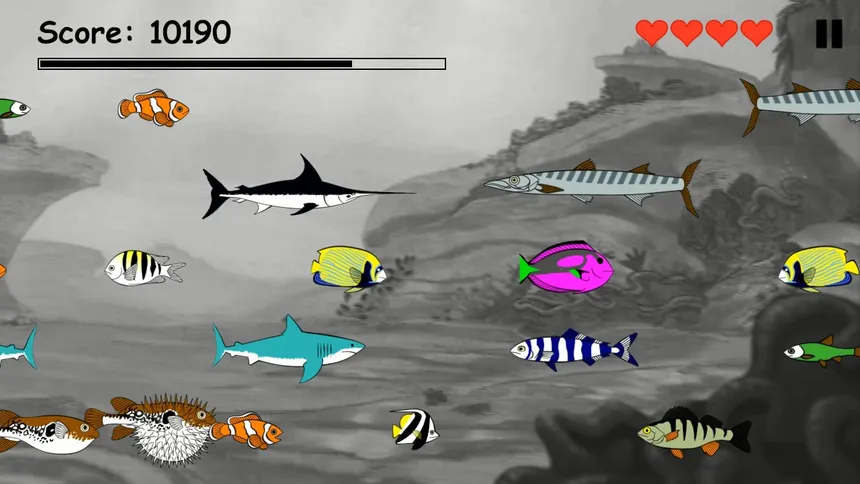Скриншот 5 к игре Hungry Fish Evolution