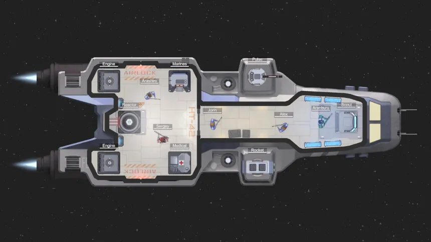 Скриншот 1 к игре Spaceship Commander