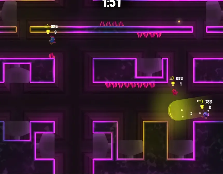Скриншот 1 к игре Neon Force Pushers