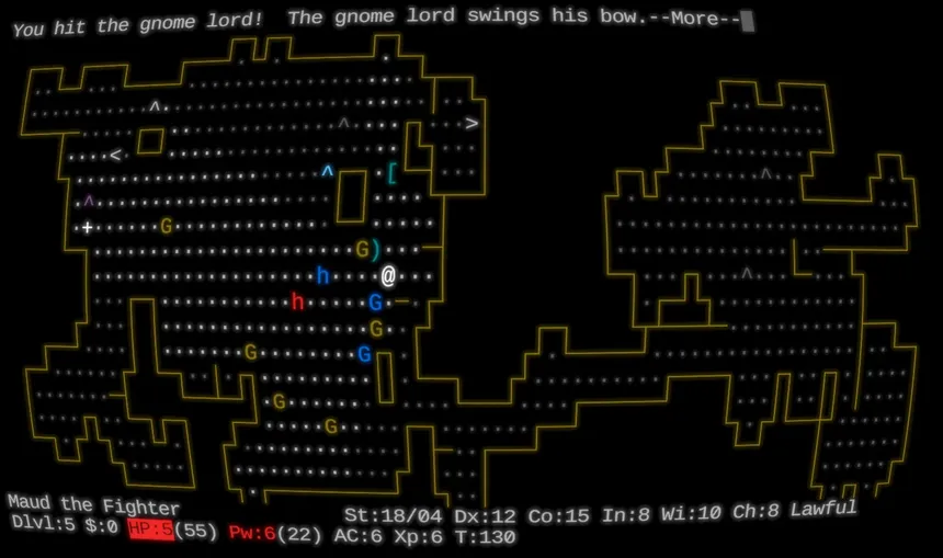 Скриншот 2 к игре NetHack: Legacy