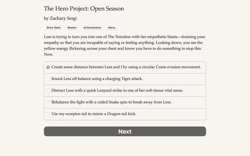 Скриншот 3 к игре The Hero Project: Open Season