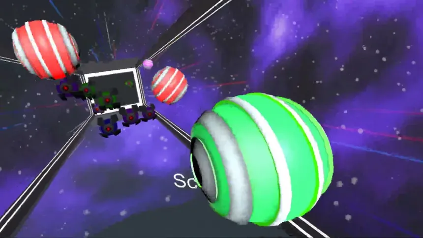 Скриншот 4 к игре Galaxy Ball Defender
