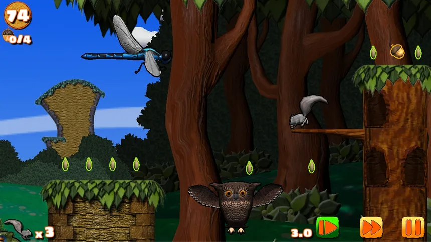 Скриншот 4 к игре Psycho Squirrels