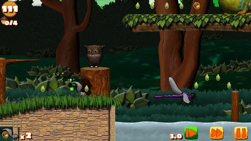 Скриншот 6 к игре Psycho Squirrels