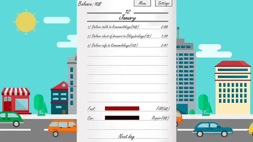 Скриншот 1 к игре Delivery man simulator