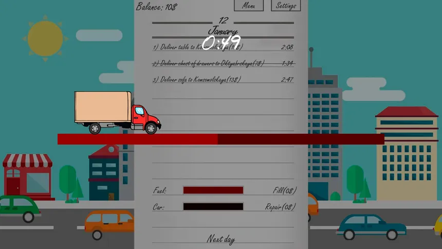Скриншот 2 к игре Delivery man simulator
