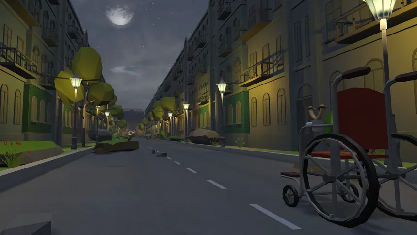 Скриншот 1 к игре Wheelchair Simulator VR