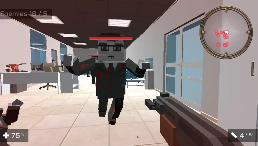 Скриншот 1 к игре Square Head Zombies 2 - FPS Game