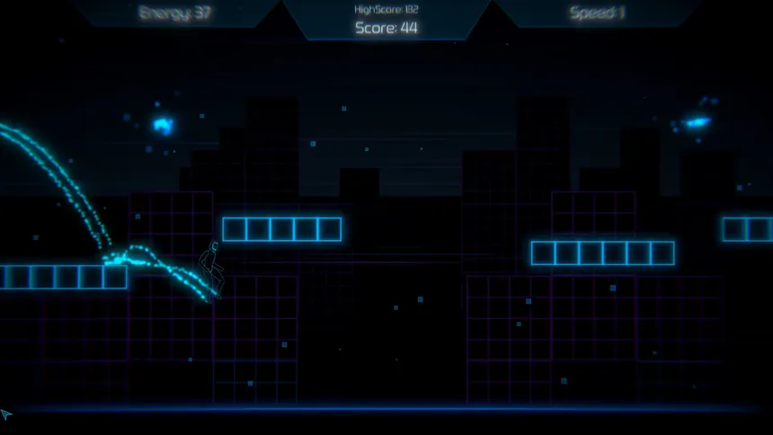 Скриншот 1 к игре Neon Void Runner