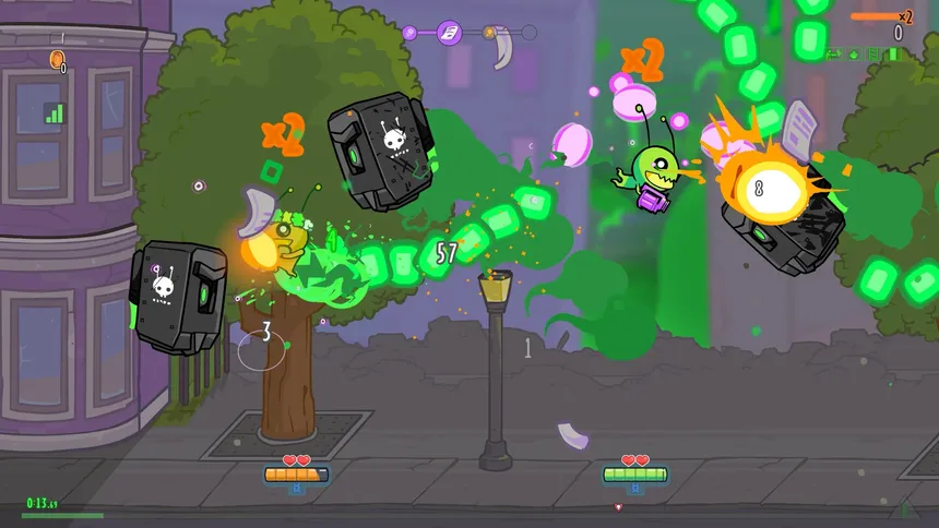 Скриншот 2 к игре Alien Hominid Invasion