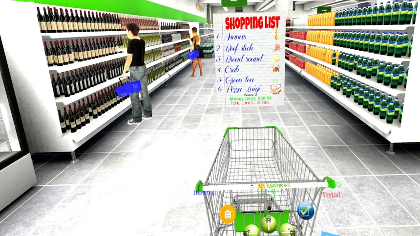 Скриншот 2 к игре Supermarket VR and mini-games
