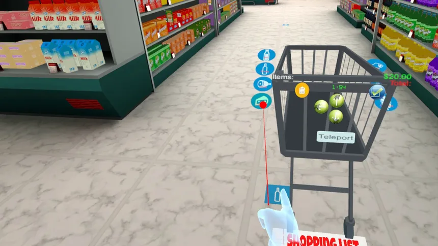 Скриншот 4 к игре Supermarket VR and mini-games