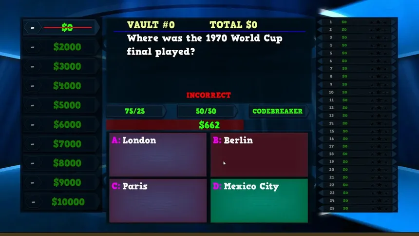Скриншот 2 к игре Trivia Vault: Soccer Trivia