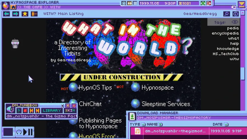 Скриншот 6 к игре Hypnospace Outlaw