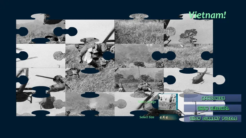 Скриншот 1 к игре Vietnam War PuZZles