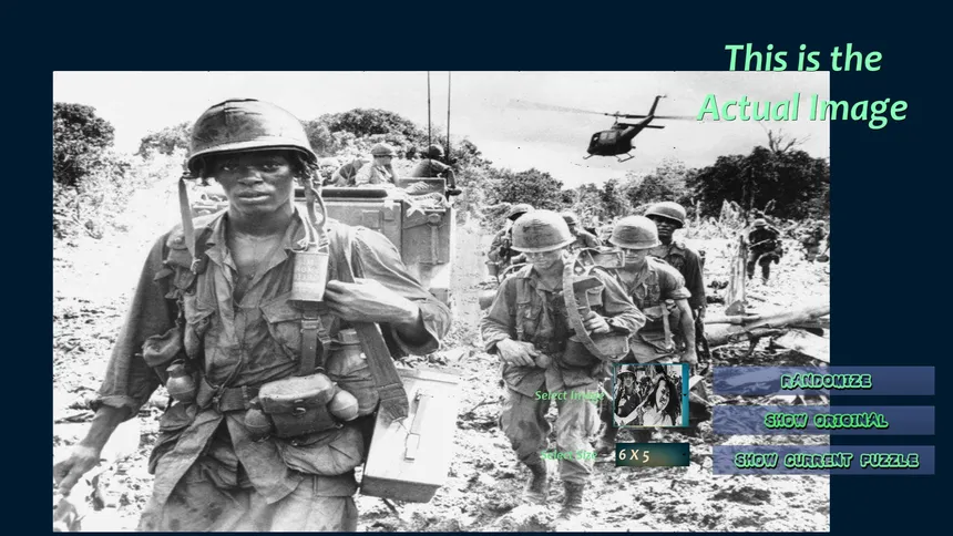Скриншот 4 к игре Vietnam War PuZZles