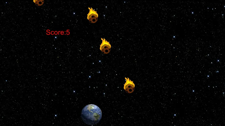 Скриншот 2 к игре Meteor Shower