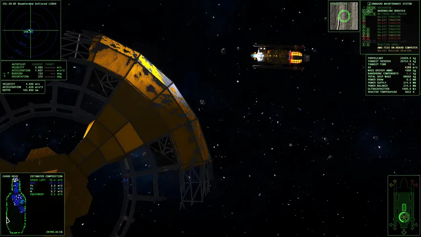 Скриншот 5 к игре ΔV: Rings of Saturn