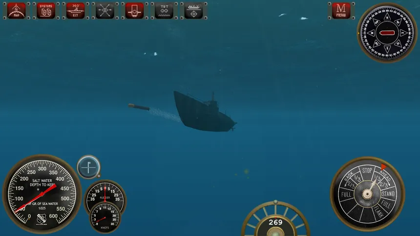 Скриншот 6 к игре Silent Depth 3D Submarine Simulation