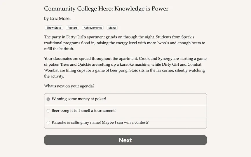Скриншот 3 к игре Community College Hero: Knowledge is Power