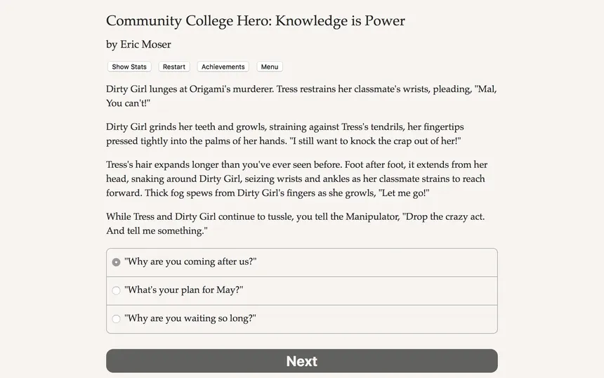 Скриншот 4 к игре Community College Hero: Knowledge is Power