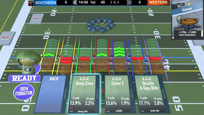 Скриншот 1 к игре Action Card Football
