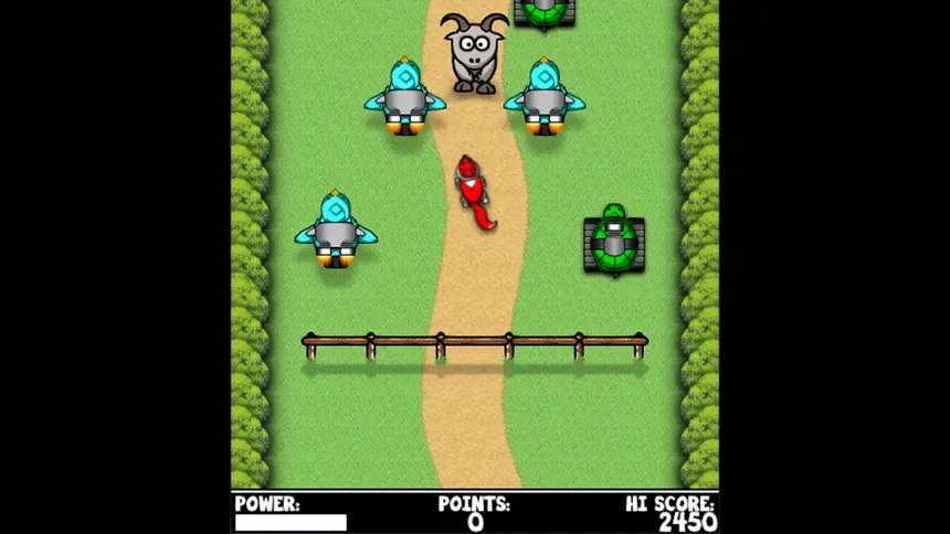 Скриншот 1 к игре Lazergoat: Invasion