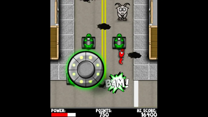 Скриншот 2 к игре Lazergoat: Invasion