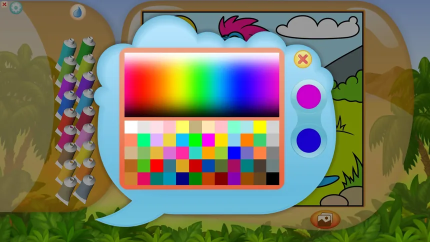 Скриншот 4 к игре Color by Numbers - Dinosaurs