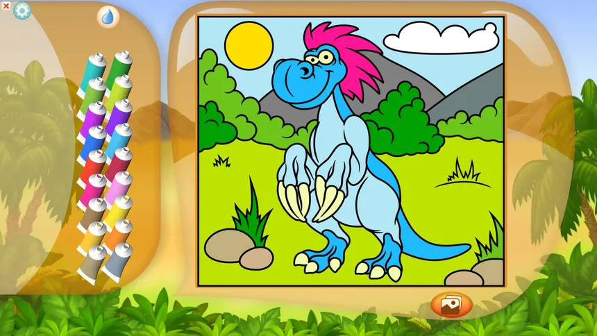 Скриншот 5 к игре Color by Numbers - Dinosaurs
