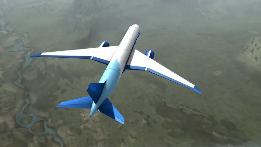 Скриншот 1 к игре Airplane Sky Voyage