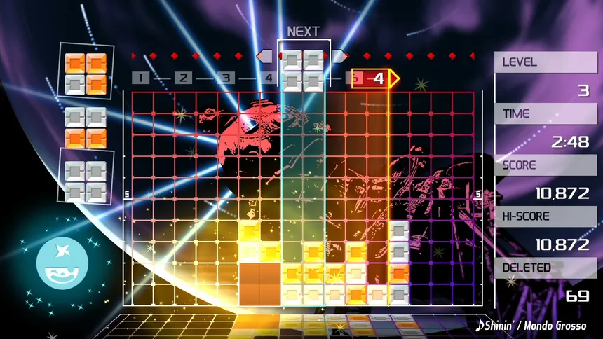 Скриншот 1 к игре LUMINES REMASTERED