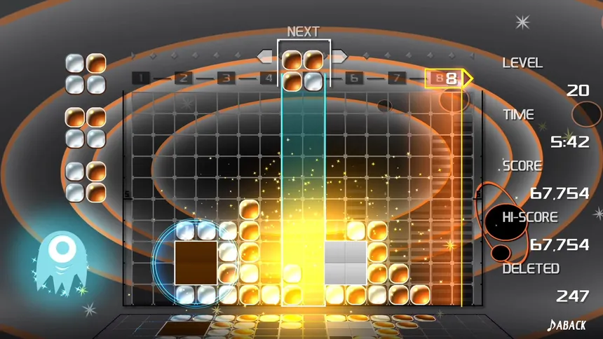 Скриншот 4 к игре LUMINES REMASTERED