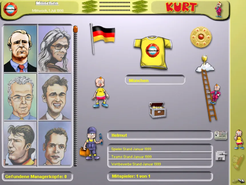 Скриншот 2 к игре KURT - DER FUSSBALLMANAGER