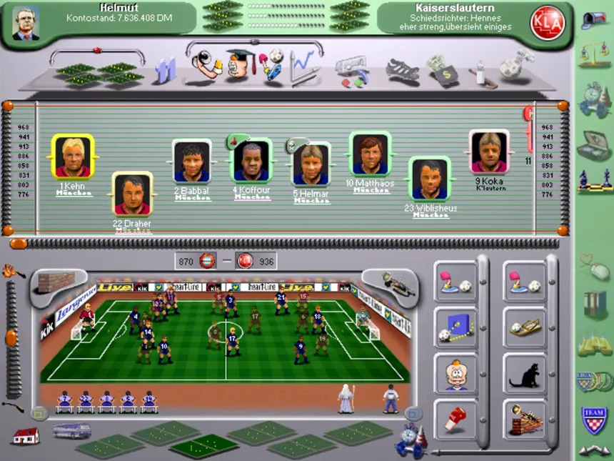 Скриншот 3 к игре KURT - DER FUSSBALLMANAGER