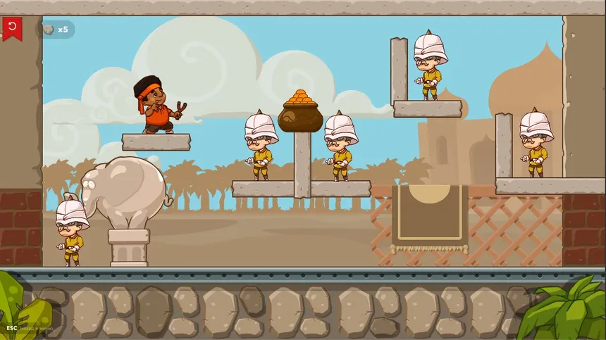 Скриншот 1 к игре Indian Mutiny: Little Sepoy