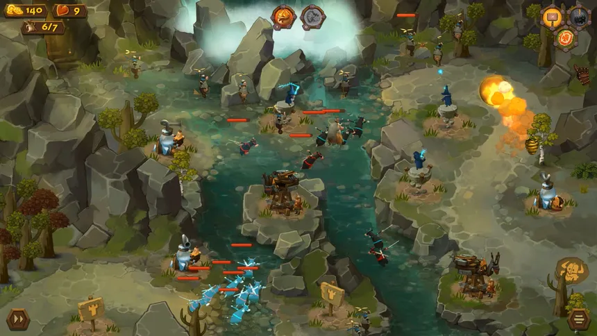Скриншот 1 к игре Cows VS Vikings