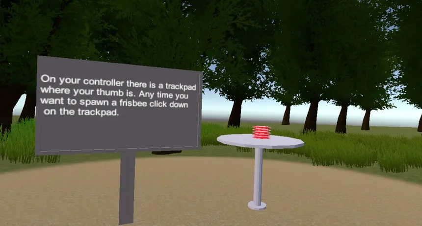 Скриншот 1 к игре Disc Golf VR