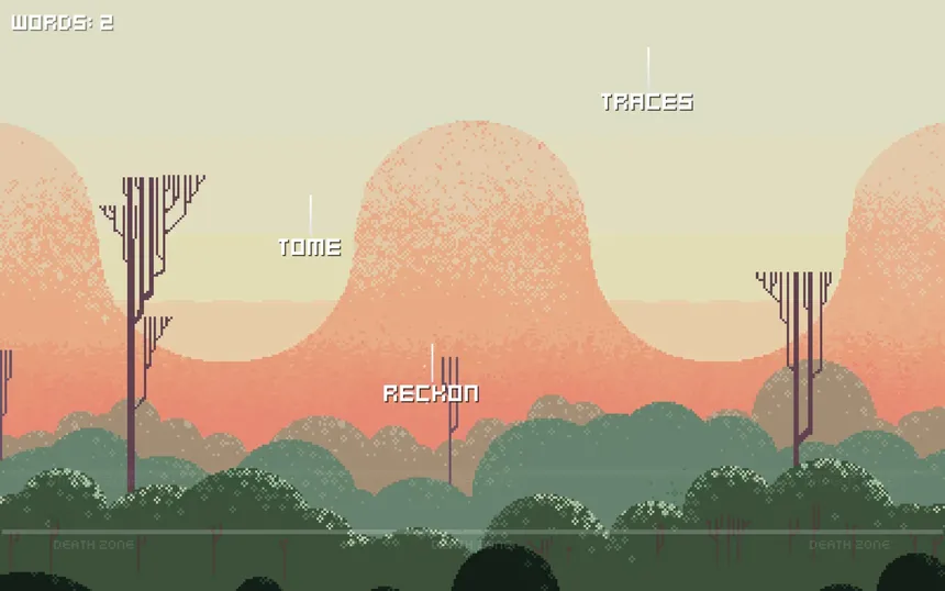 Скриншот 1 к игре Falling words