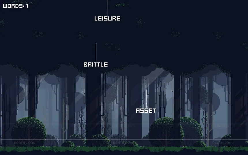 Скриншот 2 к игре Falling words