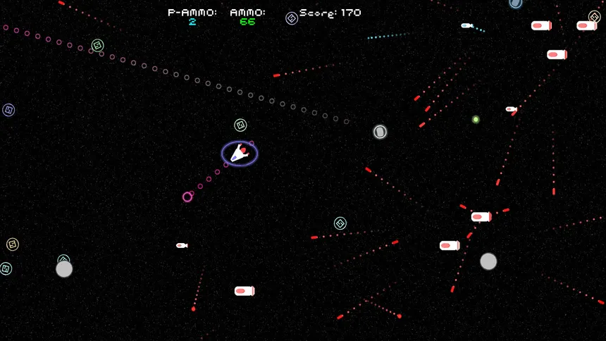 Скриншот 2 к игре SPACE BLASTER 8 BIT