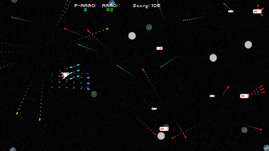 Скриншот 3 к игре SPACE BLASTER 8 BIT