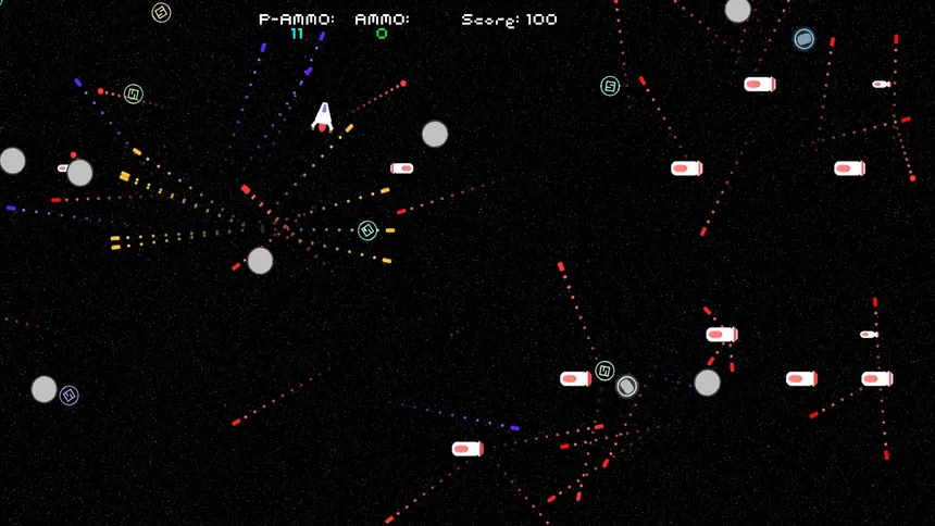 Скриншот 4 к игре SPACE BLASTER 8 BIT